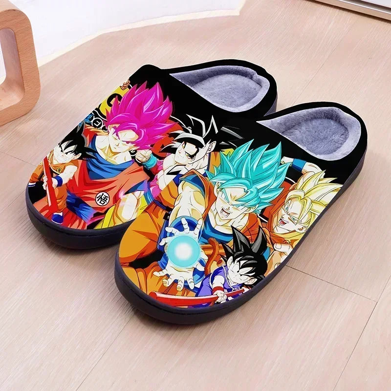 Anime Plush  One Piece Luffy slippers