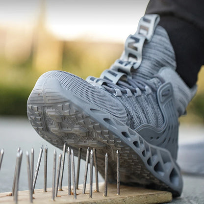 Botas de trabajo de seguridad protectoras de calidad Zapatos con punta de acero