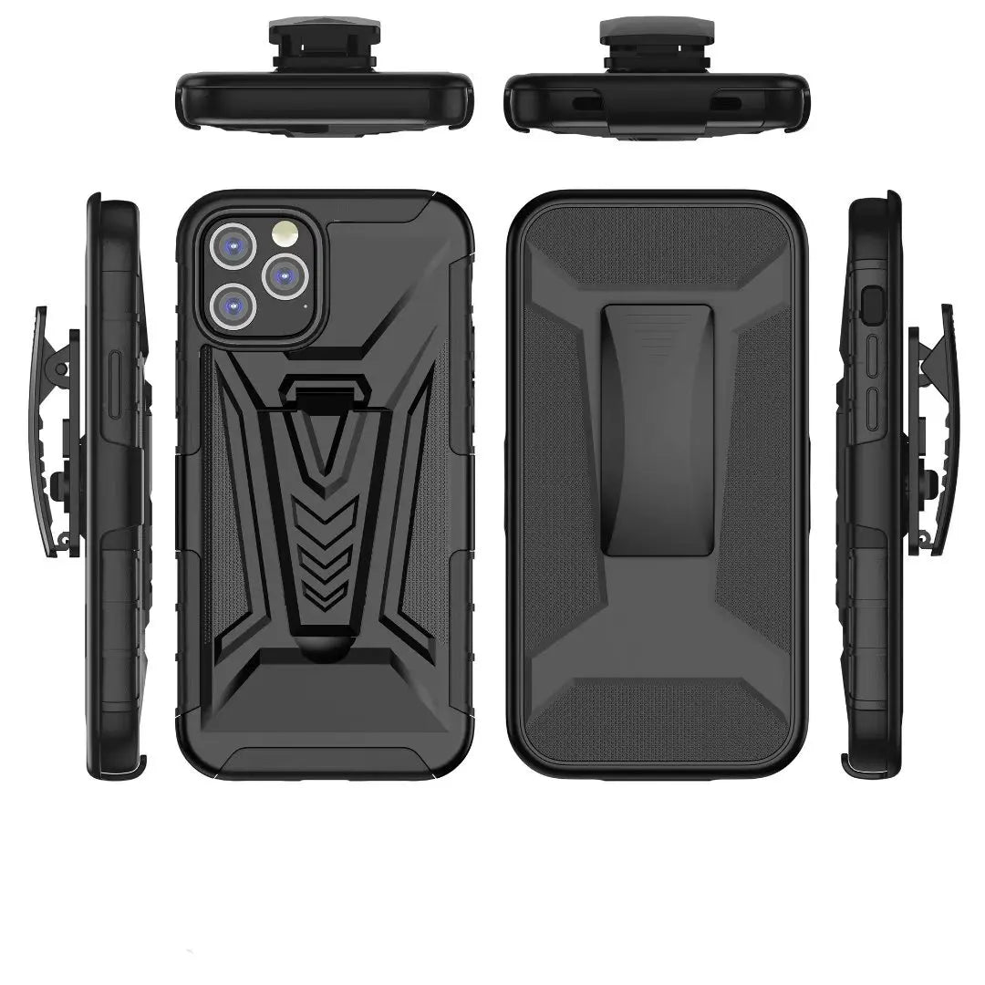 Shockproof Belt Clip Armor Case For iPhone