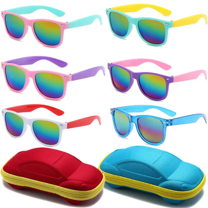 Non-polarized Children's Sunglasses Flexible Outdoor Kids Sun Glasses Summer UV Boy Girl Eye Protection Eyeglasses Gafas De Sol