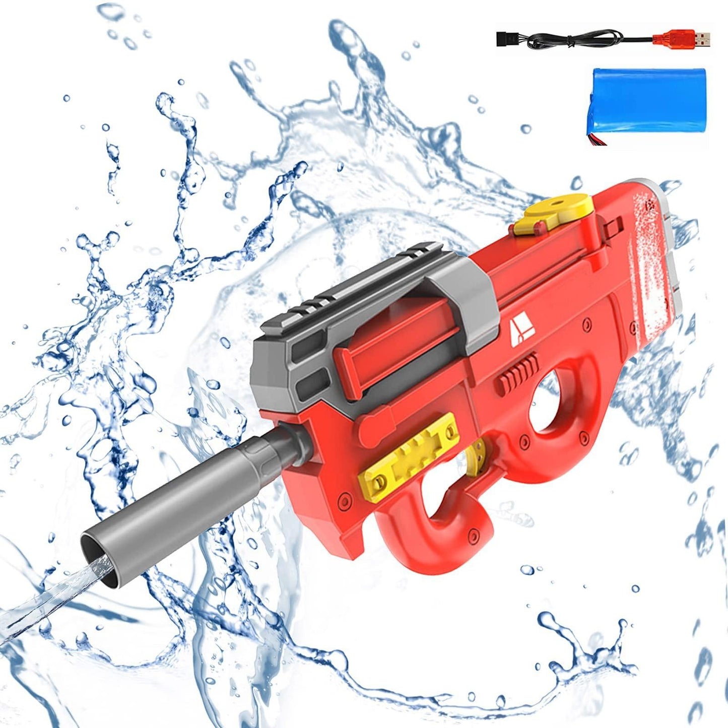 New P90 Electric Water Gun High-Tech Blasting Water Gun For kids and Adults