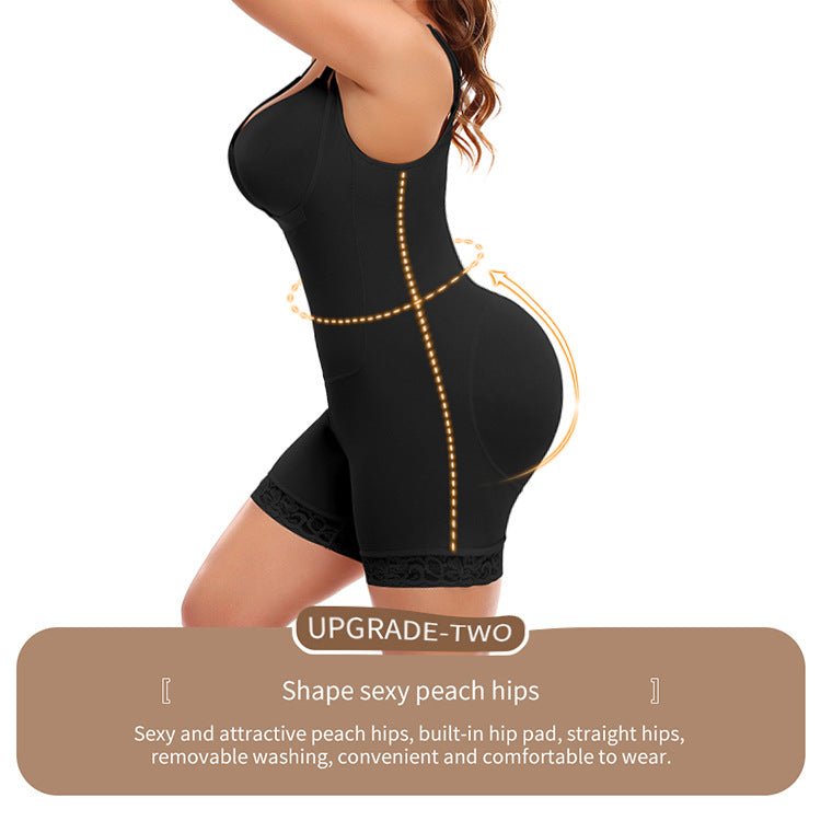 One-piece Waist And Hip Lift Tight Body Plus Size Shapewear