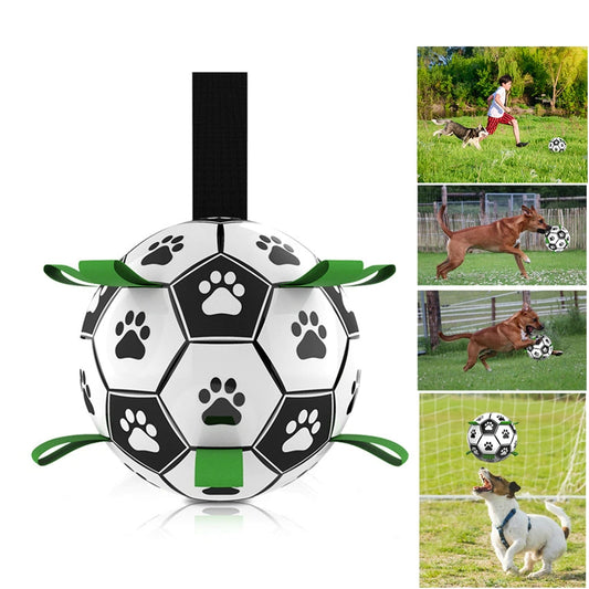 Dog soccer ball