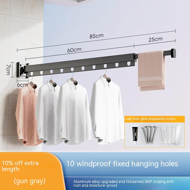 Suction Cup Folding Clothes Hanger