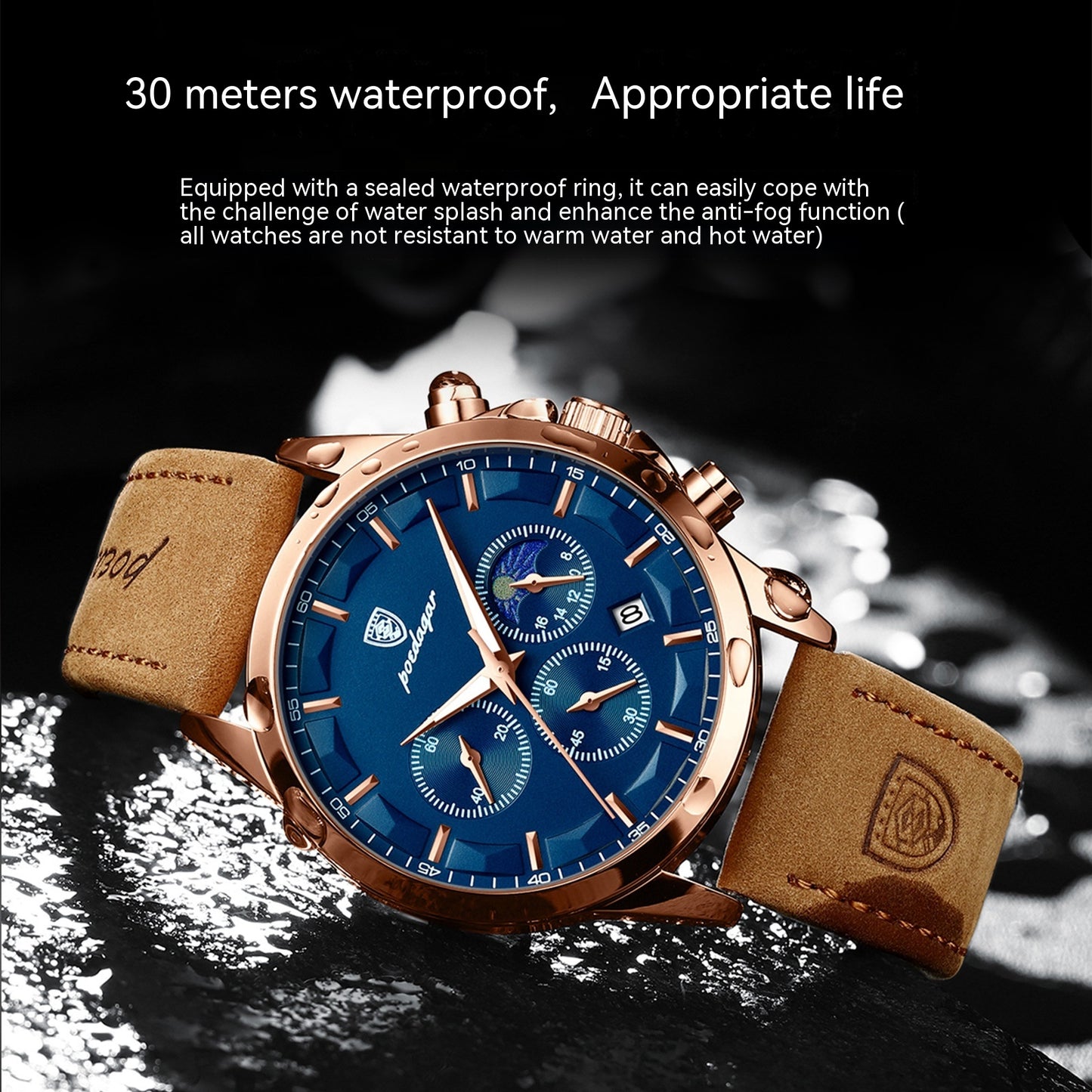 Waterproof Men's Quartz Watch