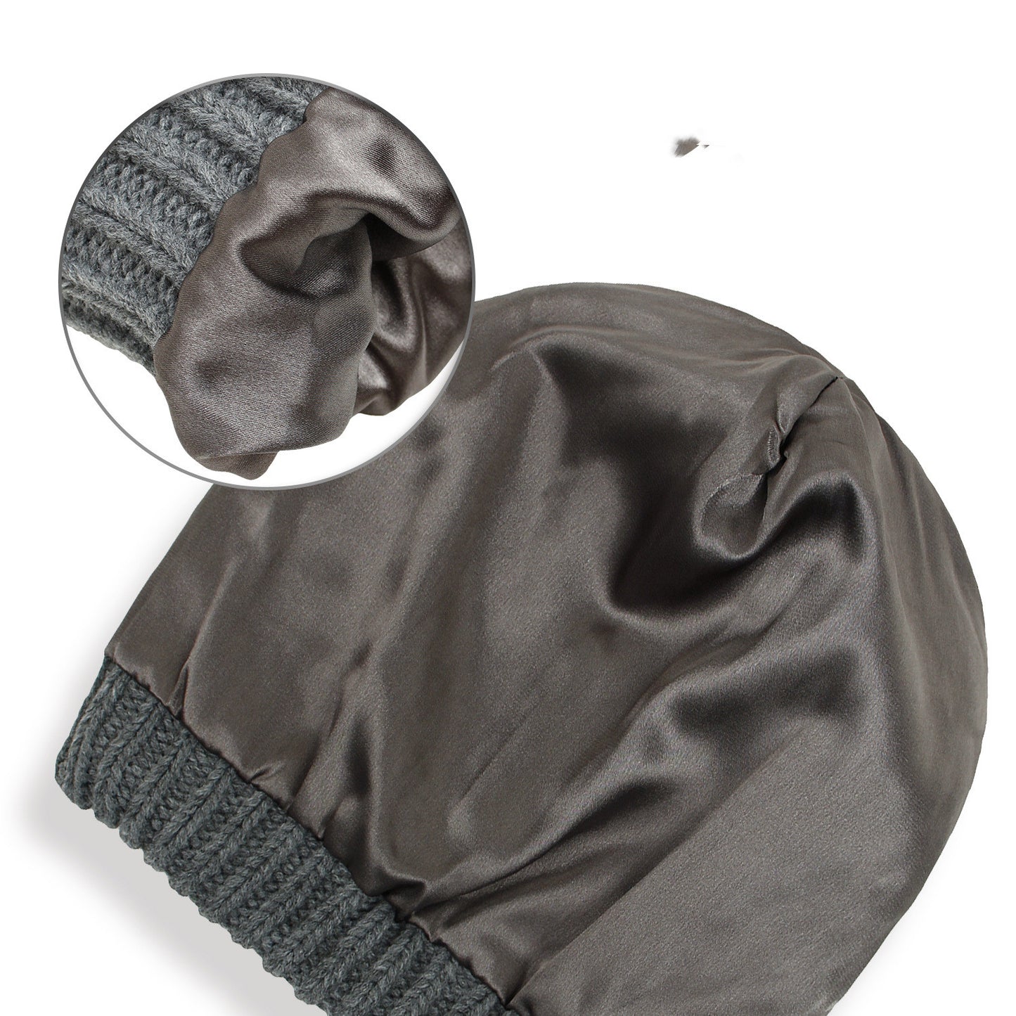 Satin Wool Beanie