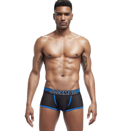 Men Underwear Boxer Breathable Mesh boxers