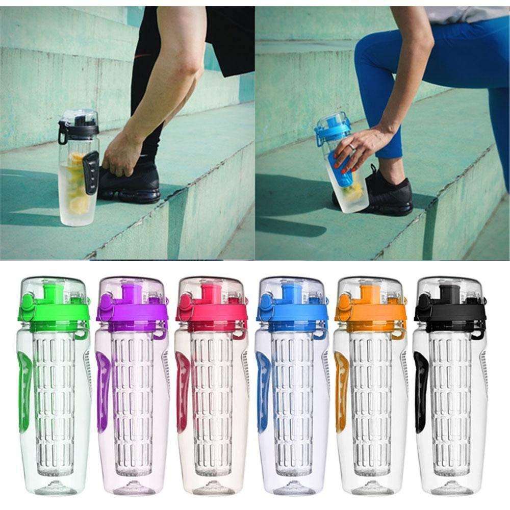 BPA Free Plastic Sport Fruit Infuser Water Bottles