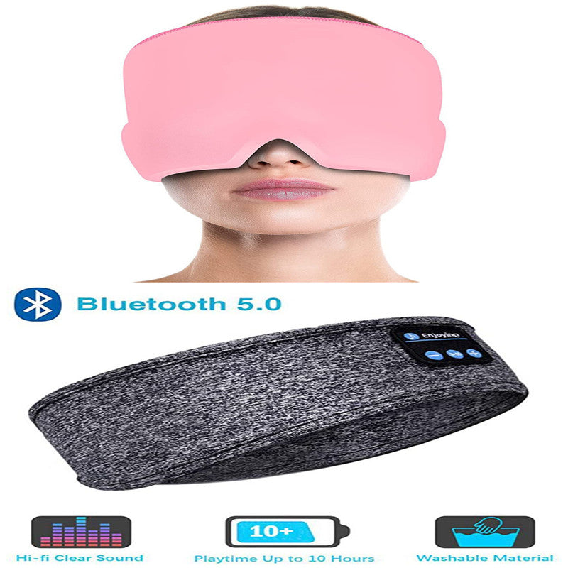 Auriculares inalámbricos con Bluetooth para dormir, diadema fina, suave, elástica, cómoda, para música, auriculares, antifaz para deportes que duermen de lado