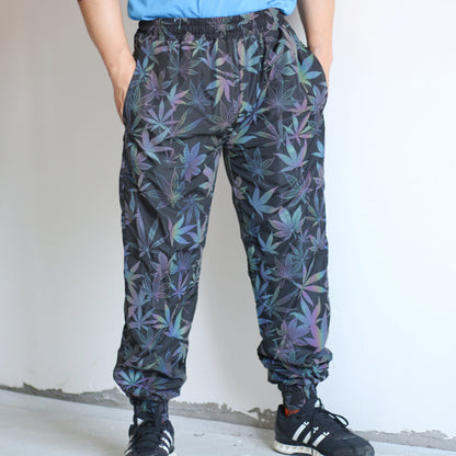 Reflective Loose Tapered Sweatpants