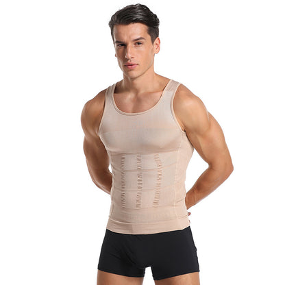 Hombres Slim Body Lift Shaper Belly Fatty BUSTER Ropa interior Chaleco Corset Compresión