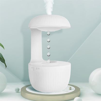 Humidificador de aire antigravedad con gotas de agua levitantes