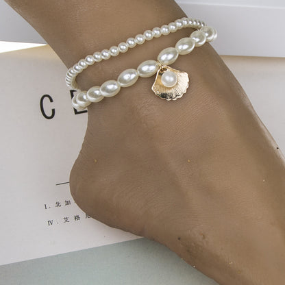 Pearl Anklet Set