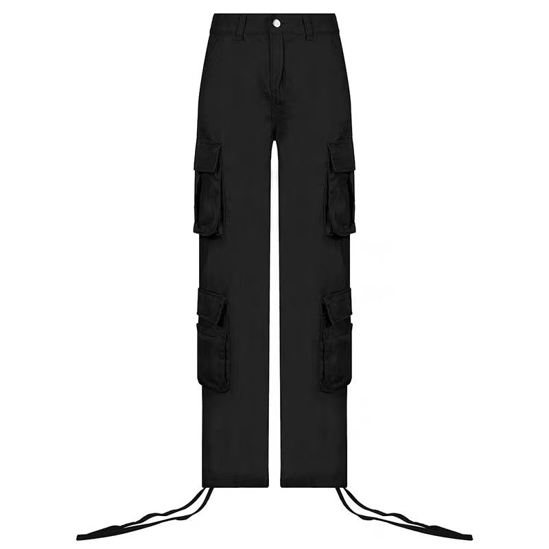 Pantalones cargo de cintura baja