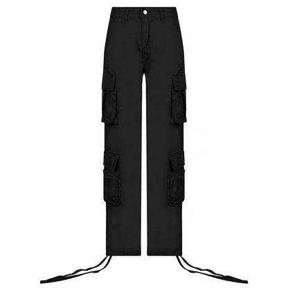 Pantalones cargo de cintura baja