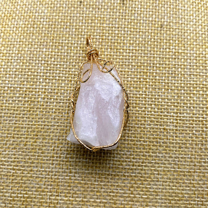 Rough Crystal Stone Necklace