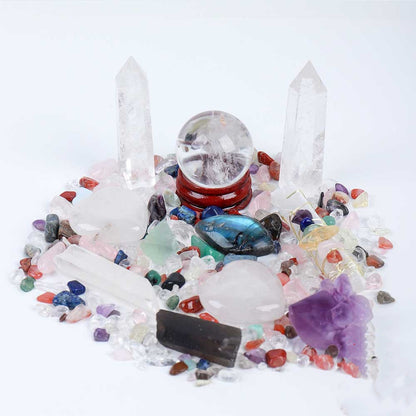 Natural Crystal Gem Gift Box