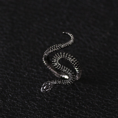 Index Finger Antique Snake Ring