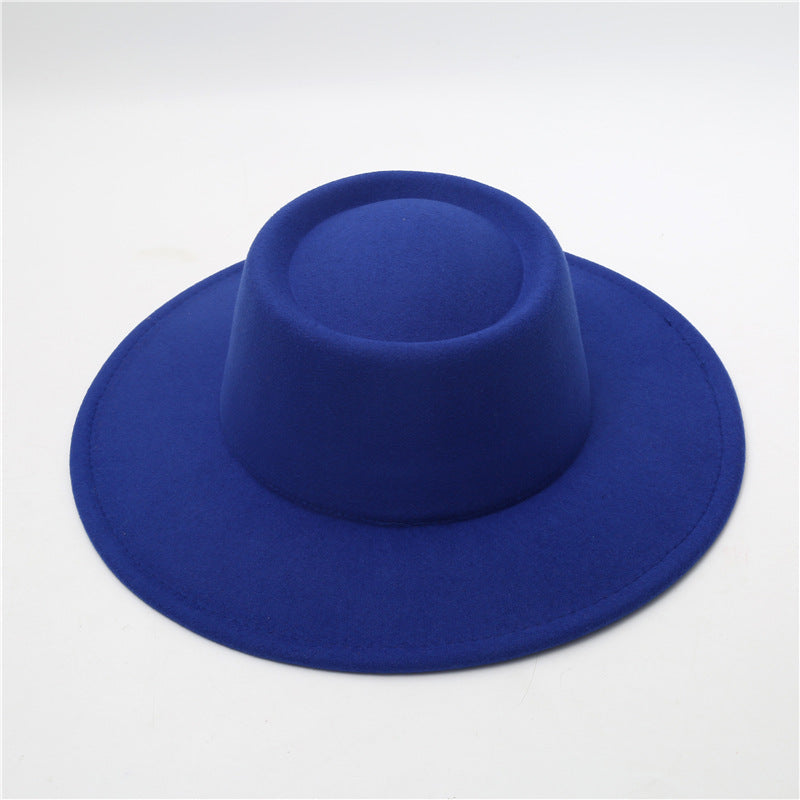 Sombrero Fedora retro de ala ancha de 8 cm