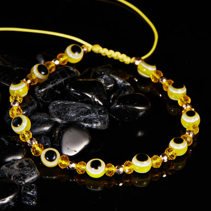 Eye Crystal Bead Bracelet