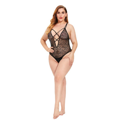 Lingerie  Plus Size Lace Pajamas