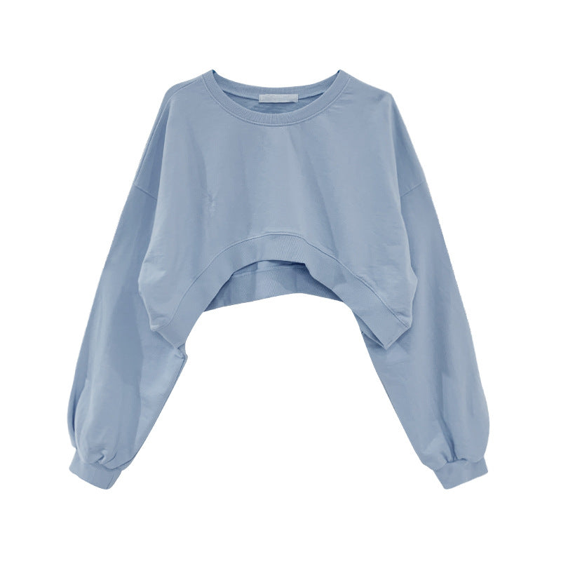 Loose Round Neck Short Sweater